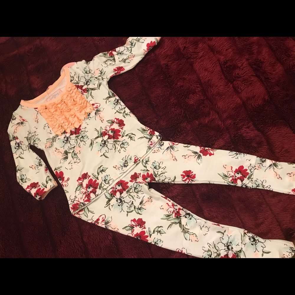 3T Sweet Honey Dreamer Pajamas-Snowy Bouquet - Picture 2 of 8